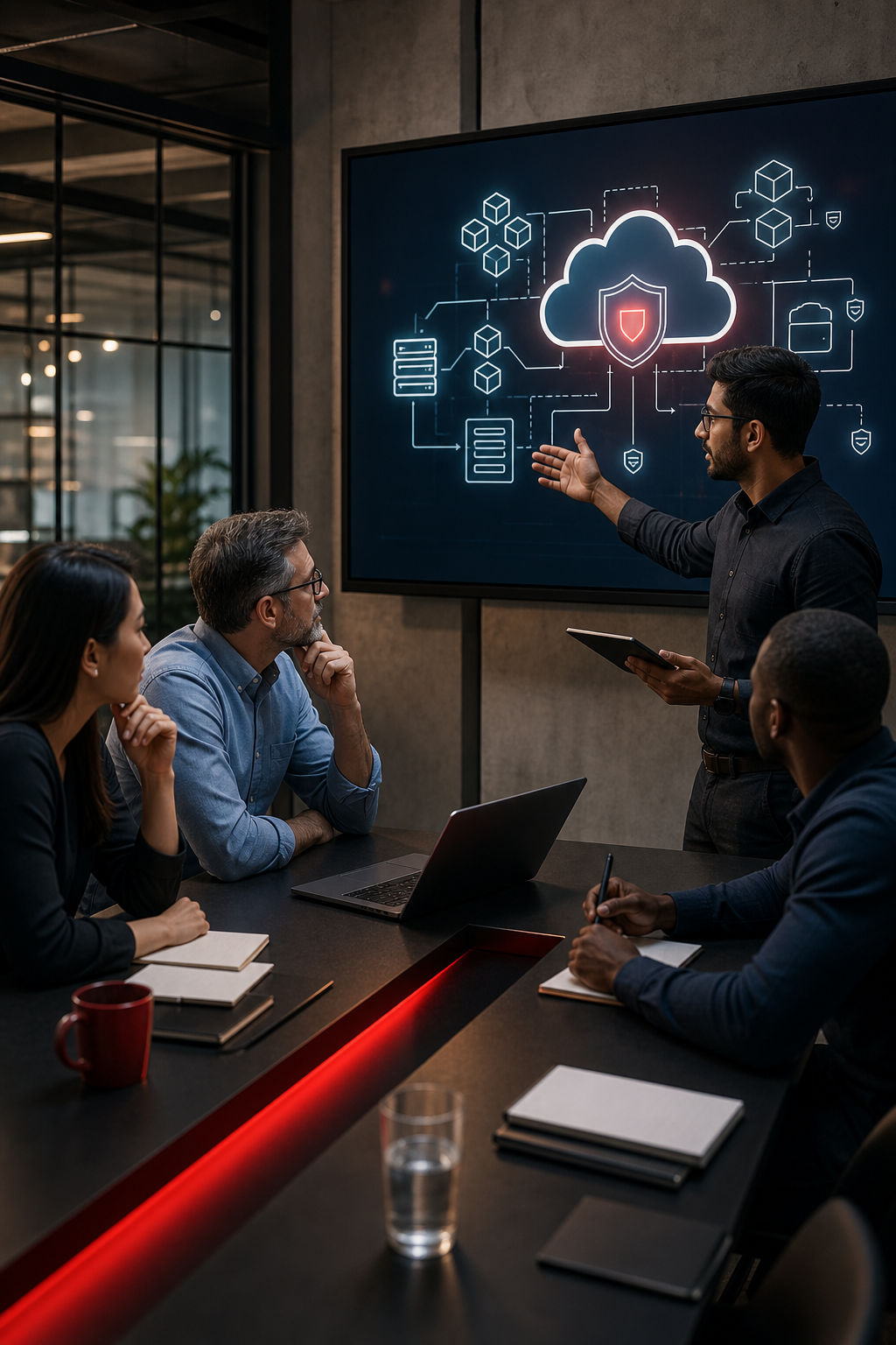 Strategic IT vendor partnership meeting