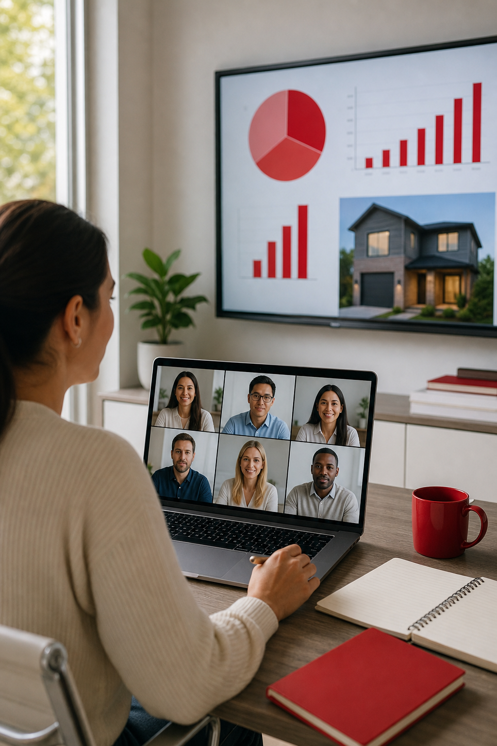 Virtual team session for a real‑estate mentorship program