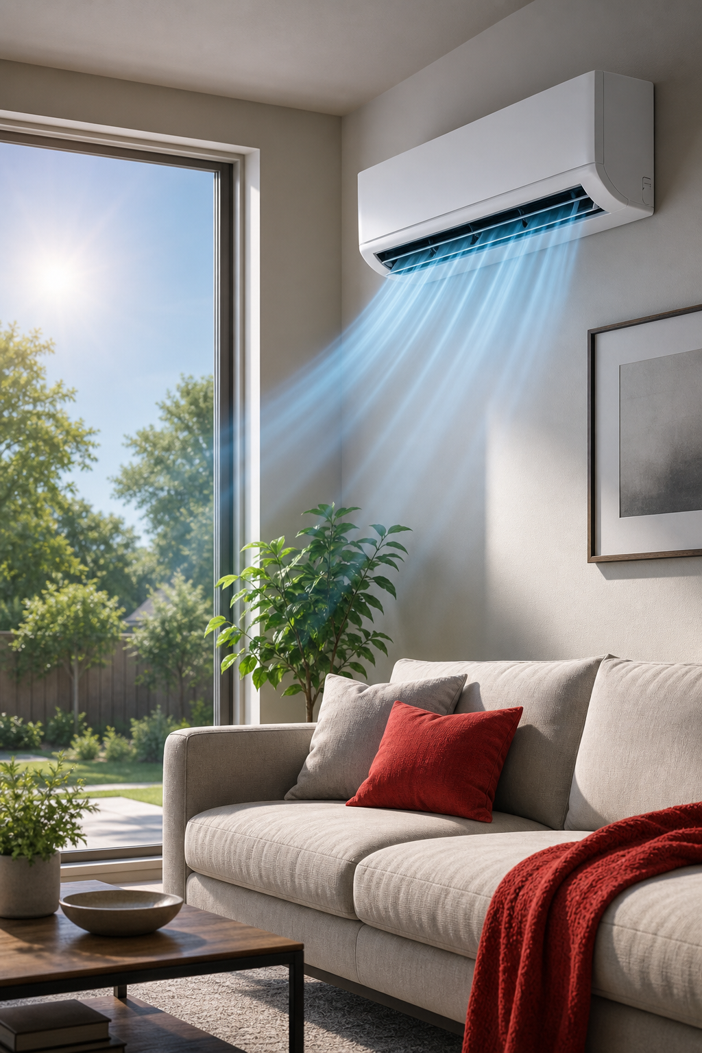 ductless mini‑split cooling zone