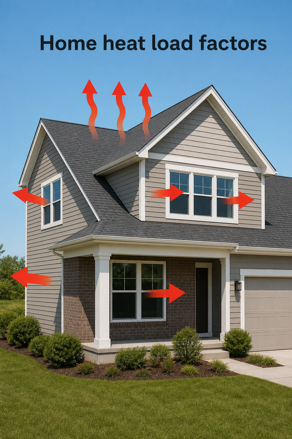 home heat load calculation illustration