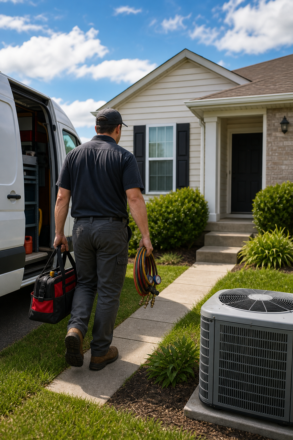 emergency HVAC repair visit