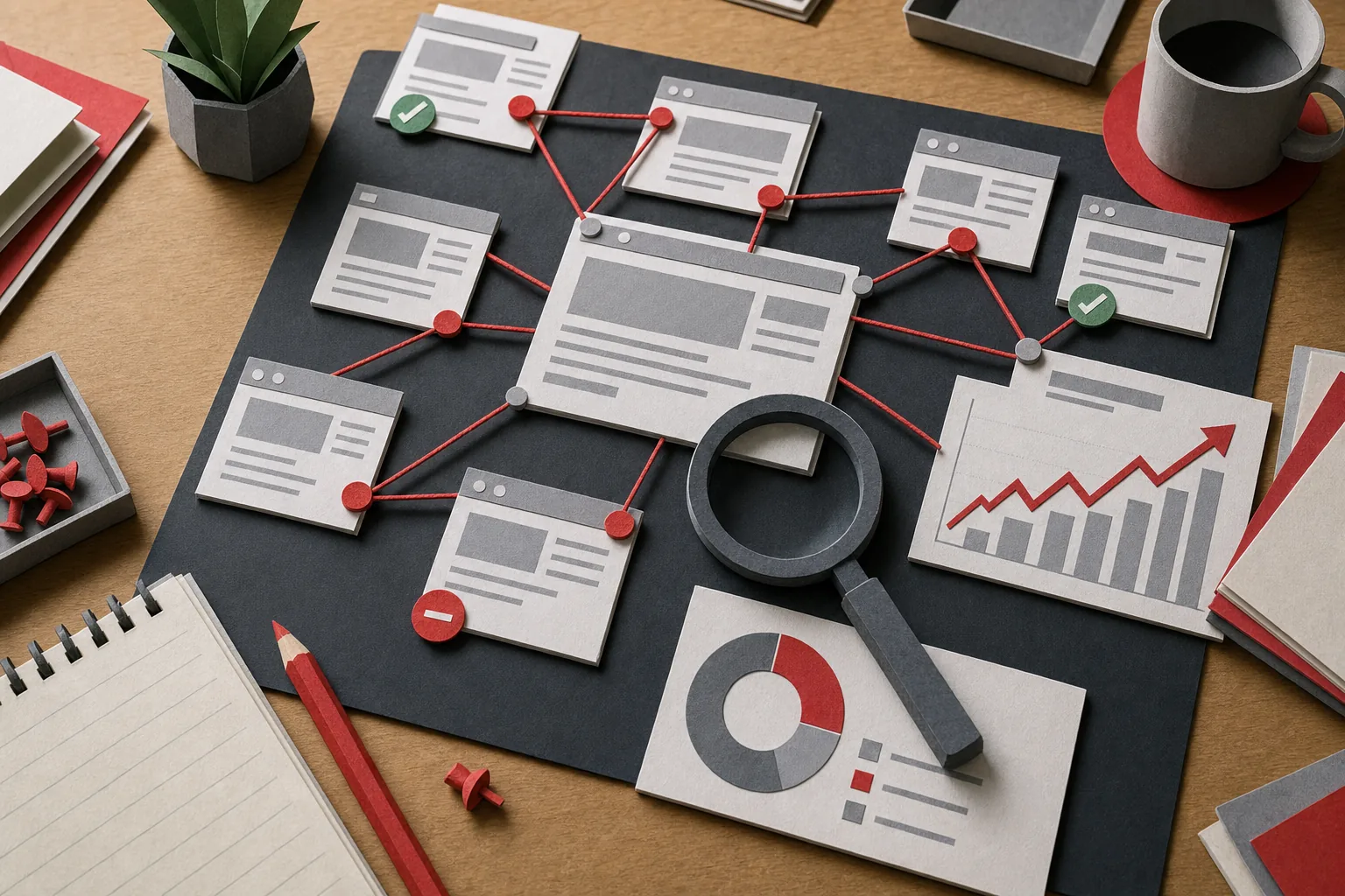 Backlink placement audit and SEO results monitoring