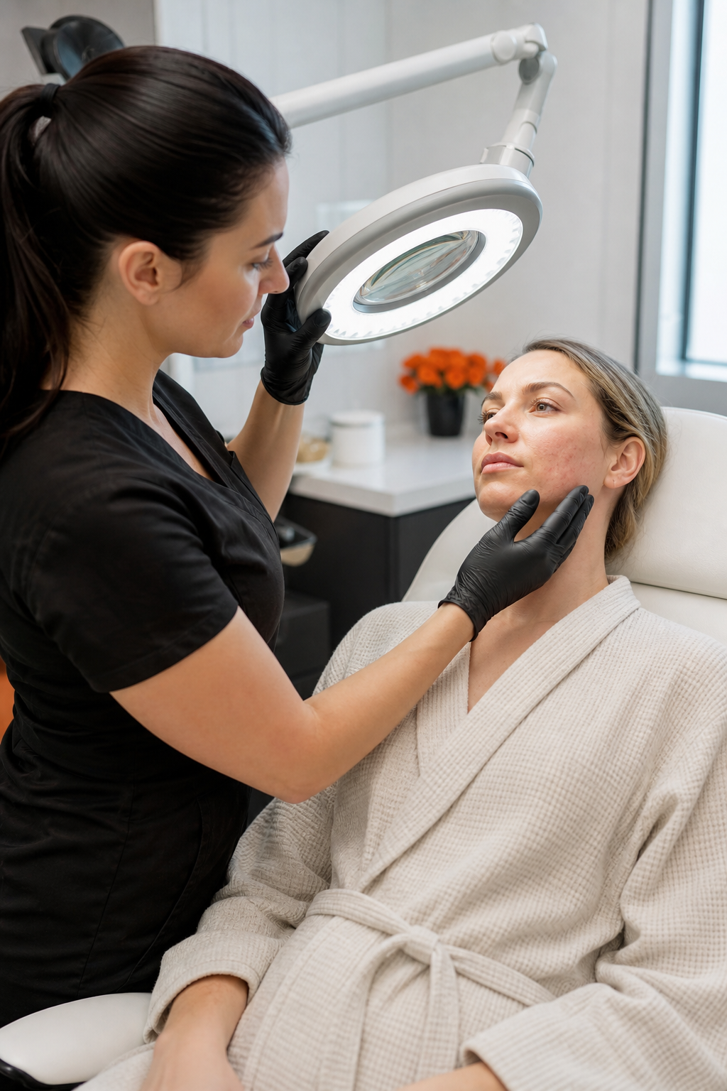affordable laser skin resurfacing consultation for acne scars in Edmond OK.