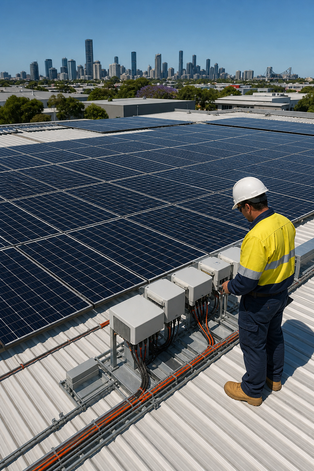 commercial solar installation Brisbane