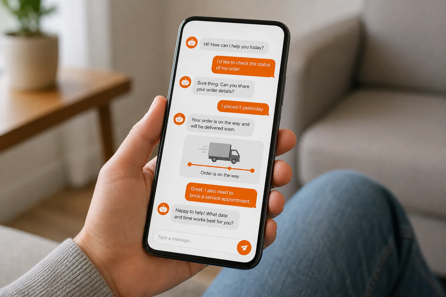 Chatbot workflow for customer service and sales