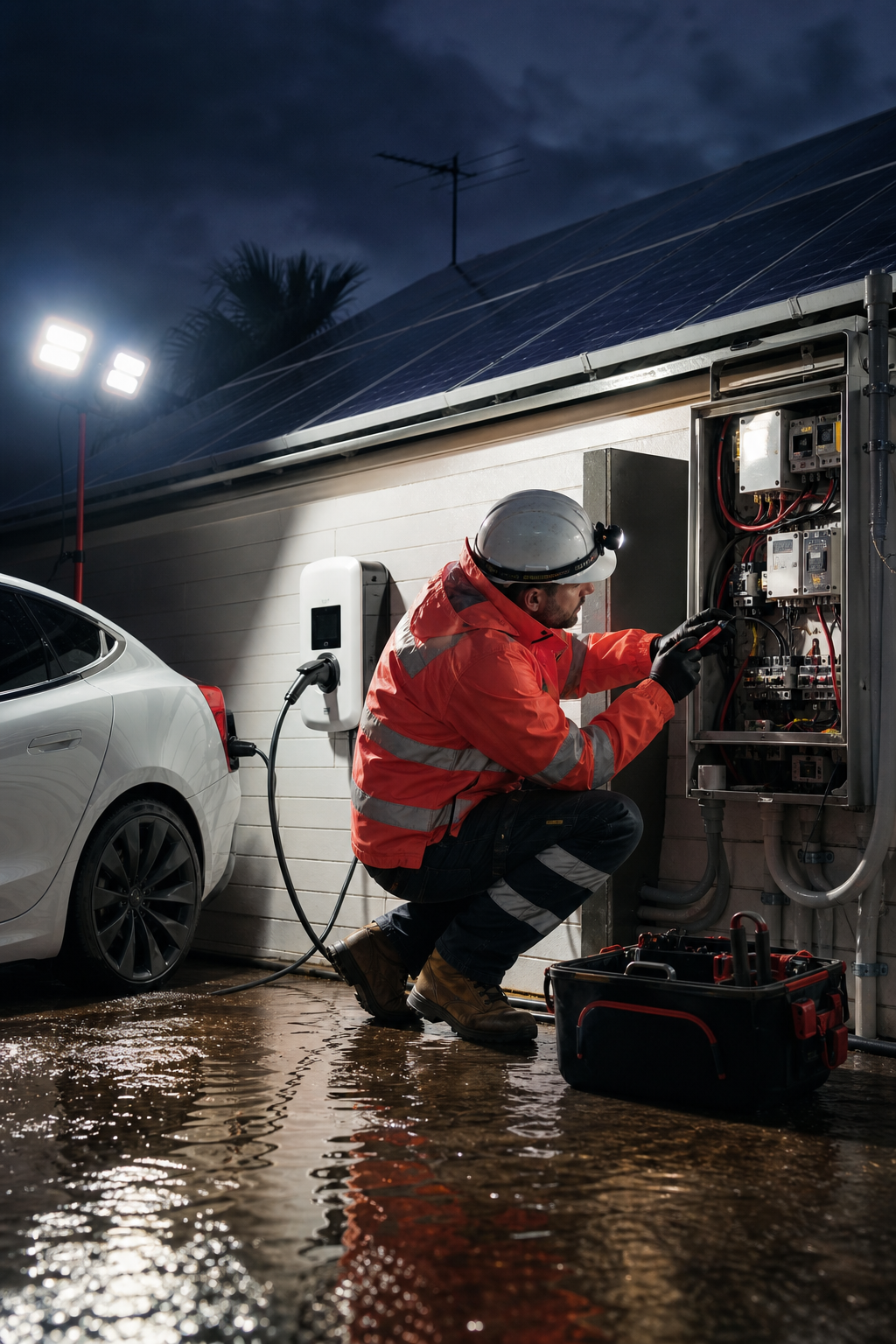 solar and EV charger emergency repair Brisbane