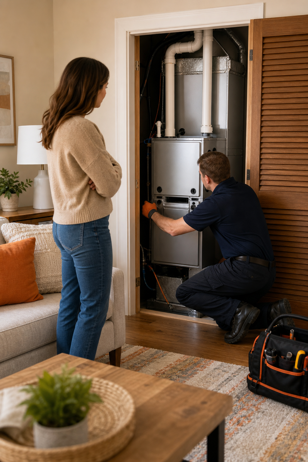 furnace installation financing option visual