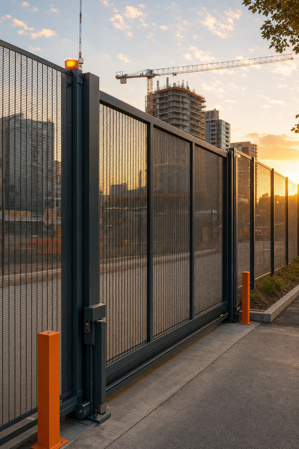 commercial security fence design services Sydney by LS Fencing.