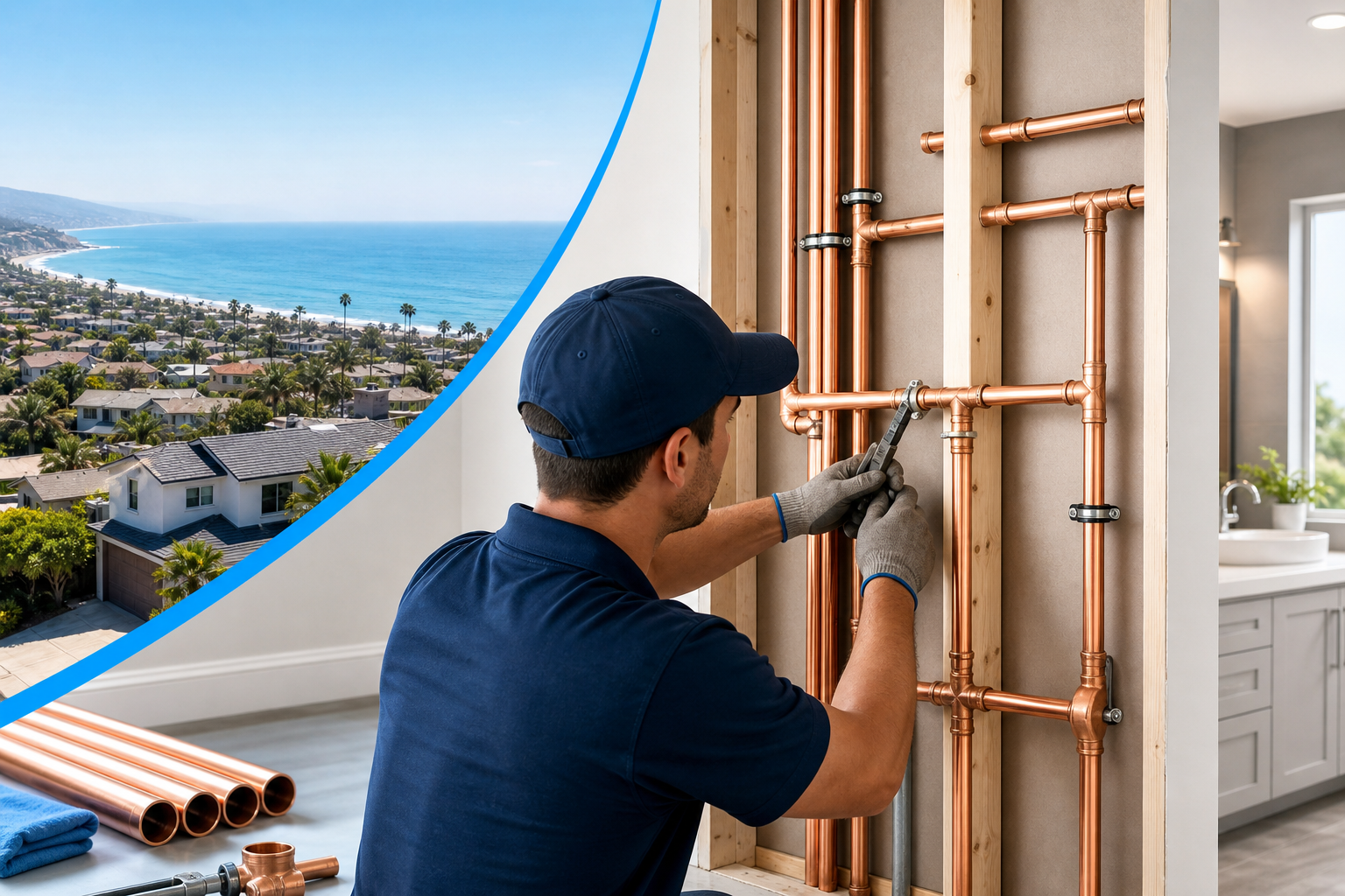 high‑grade copper repiping in Orange County