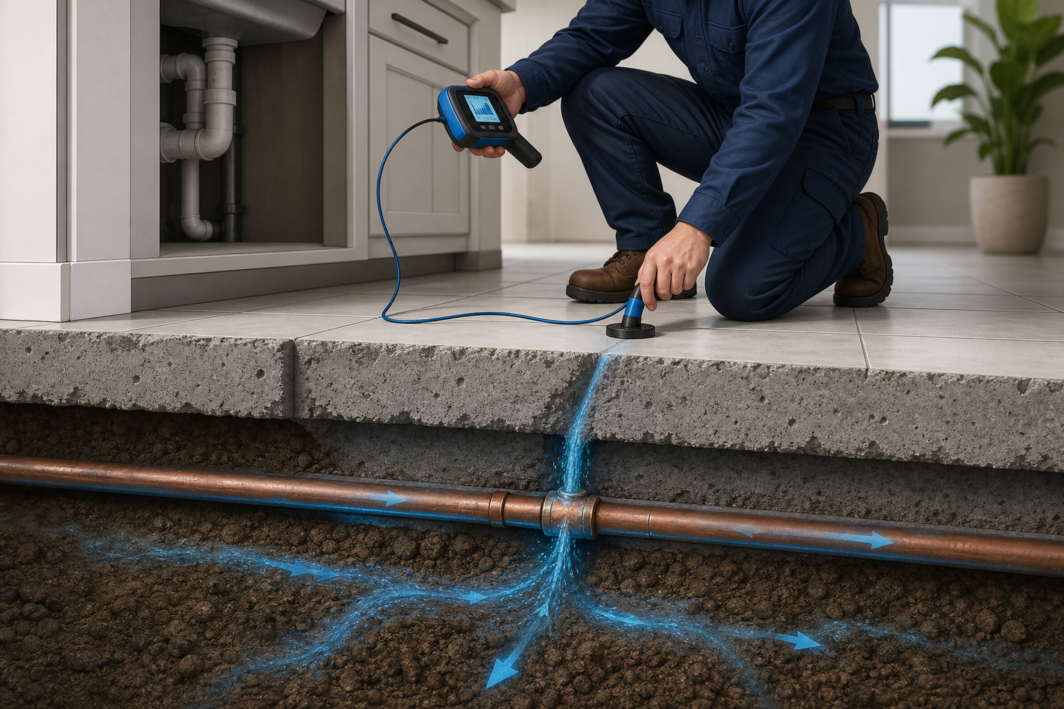 specialized slab leak repair in Orange County