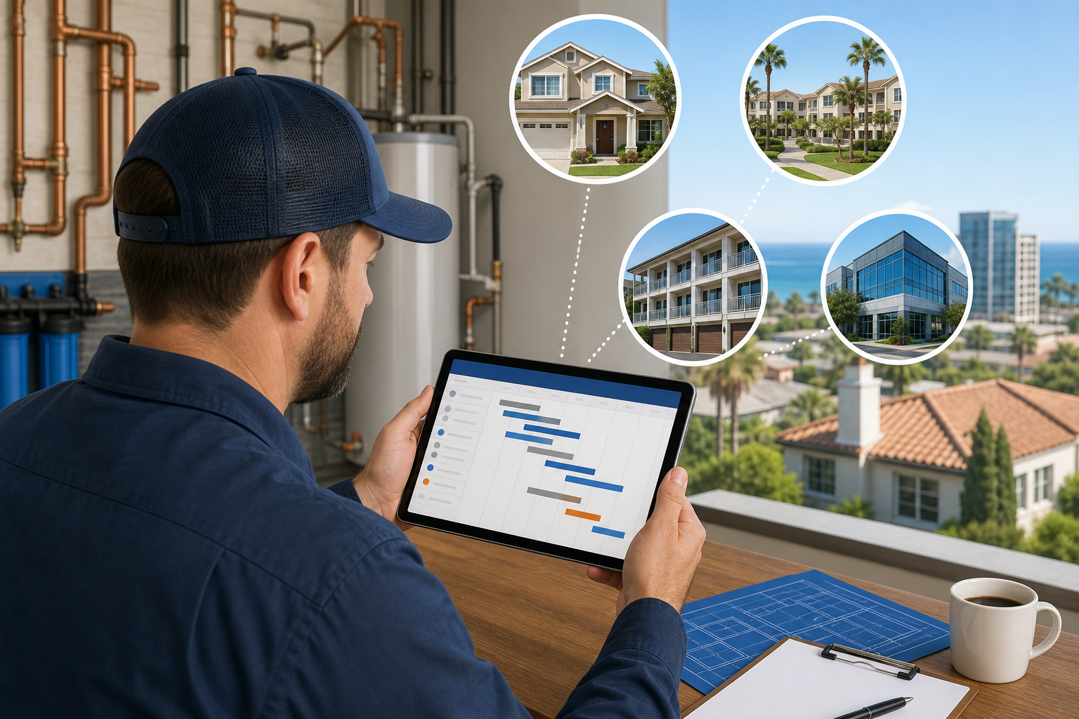 planning repipe Orange County properties