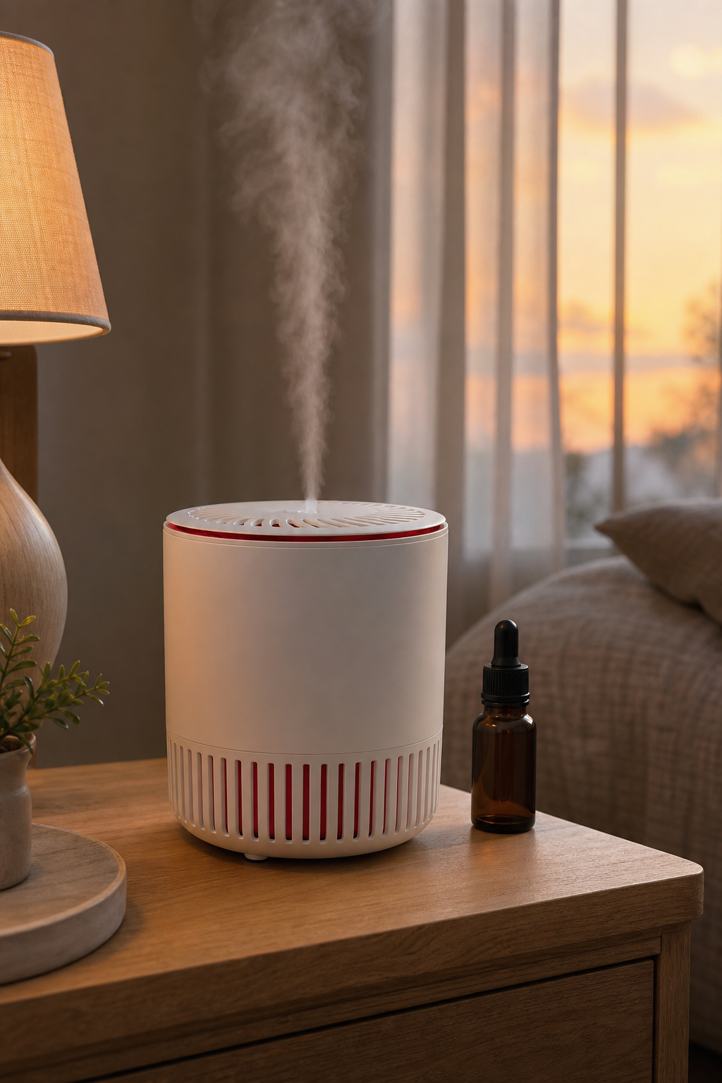 quiet cold air diffuser for bedroom 400 sq ft space.