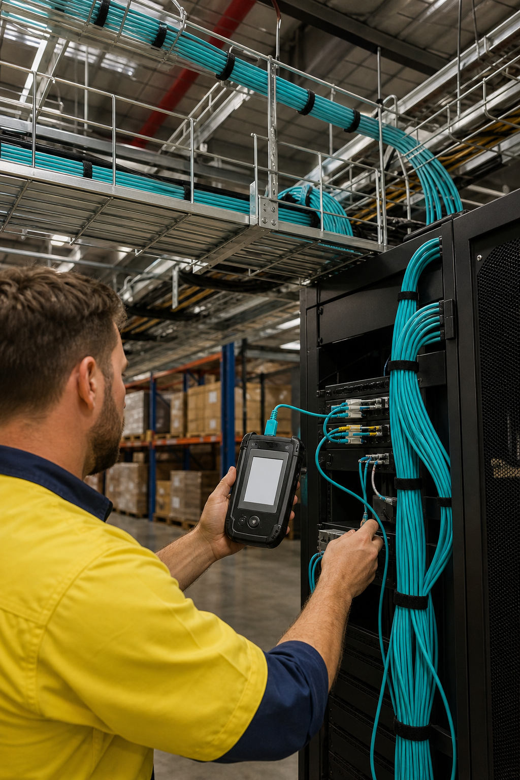 industrial structured cabling Queensland