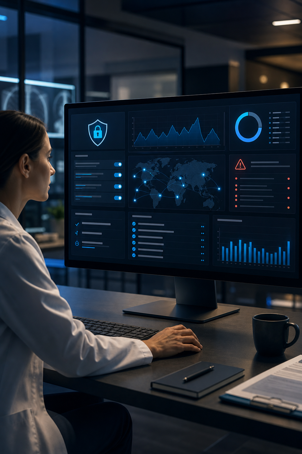 Live Compliance integrated security operations view.