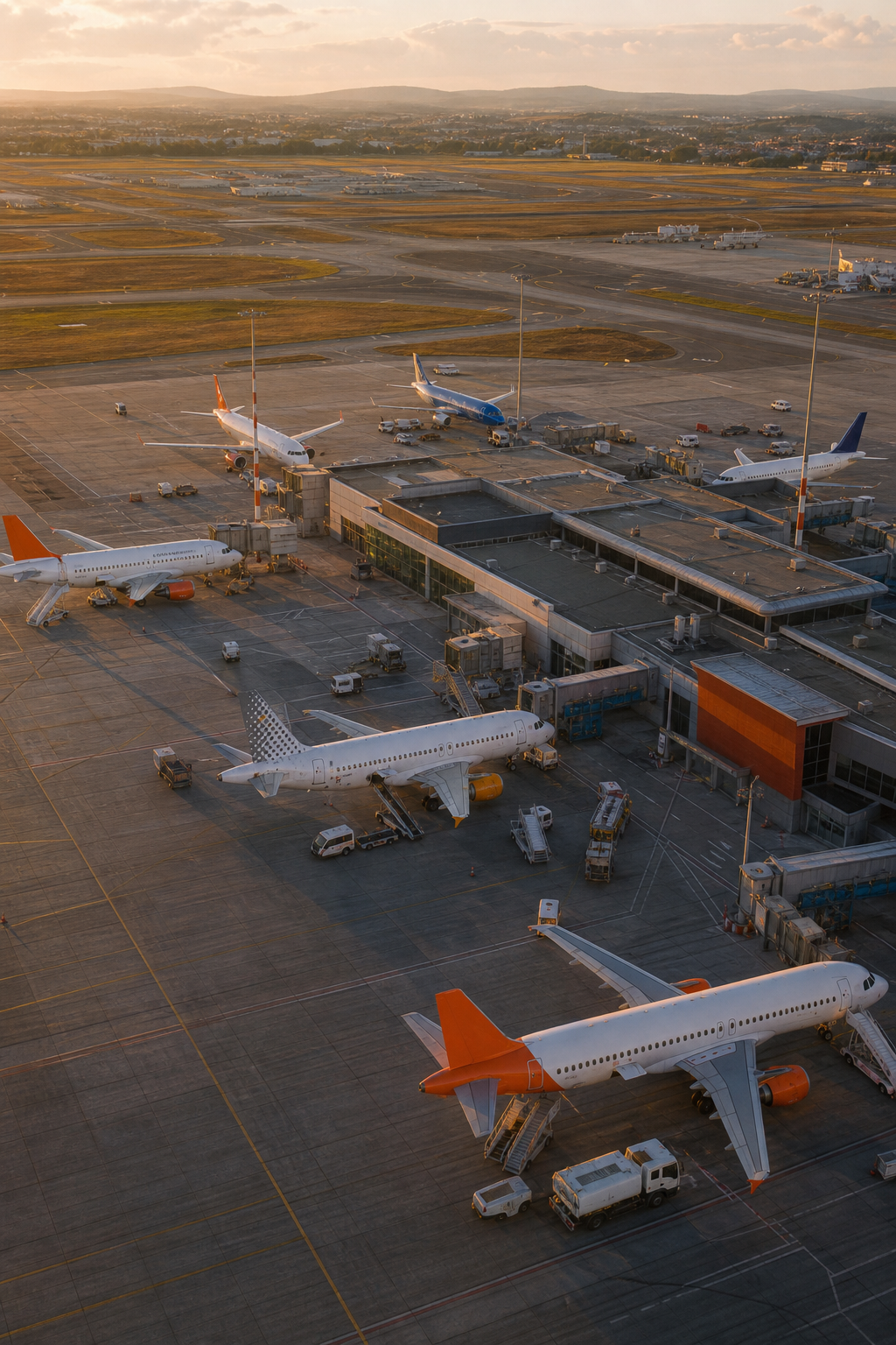 low-cost European airport for cheap flights to Europe.
