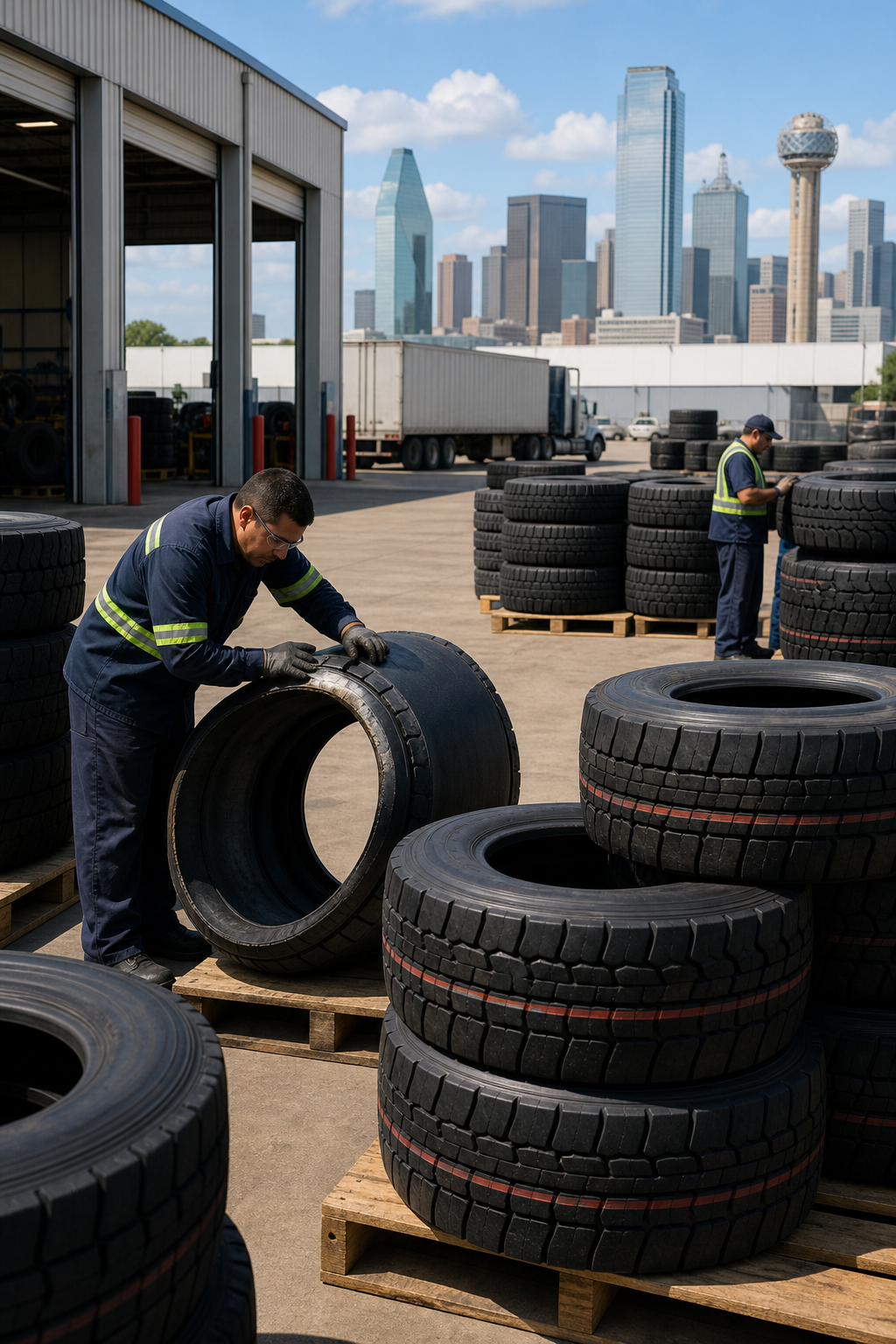 Goodyear retread depot in Dallas