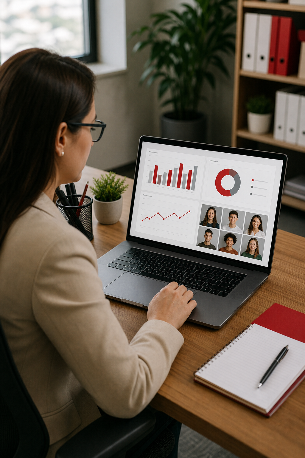 training center management dashboard