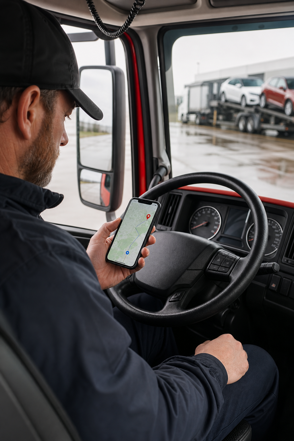real-time vehicle tracking for door-to-door car transport.