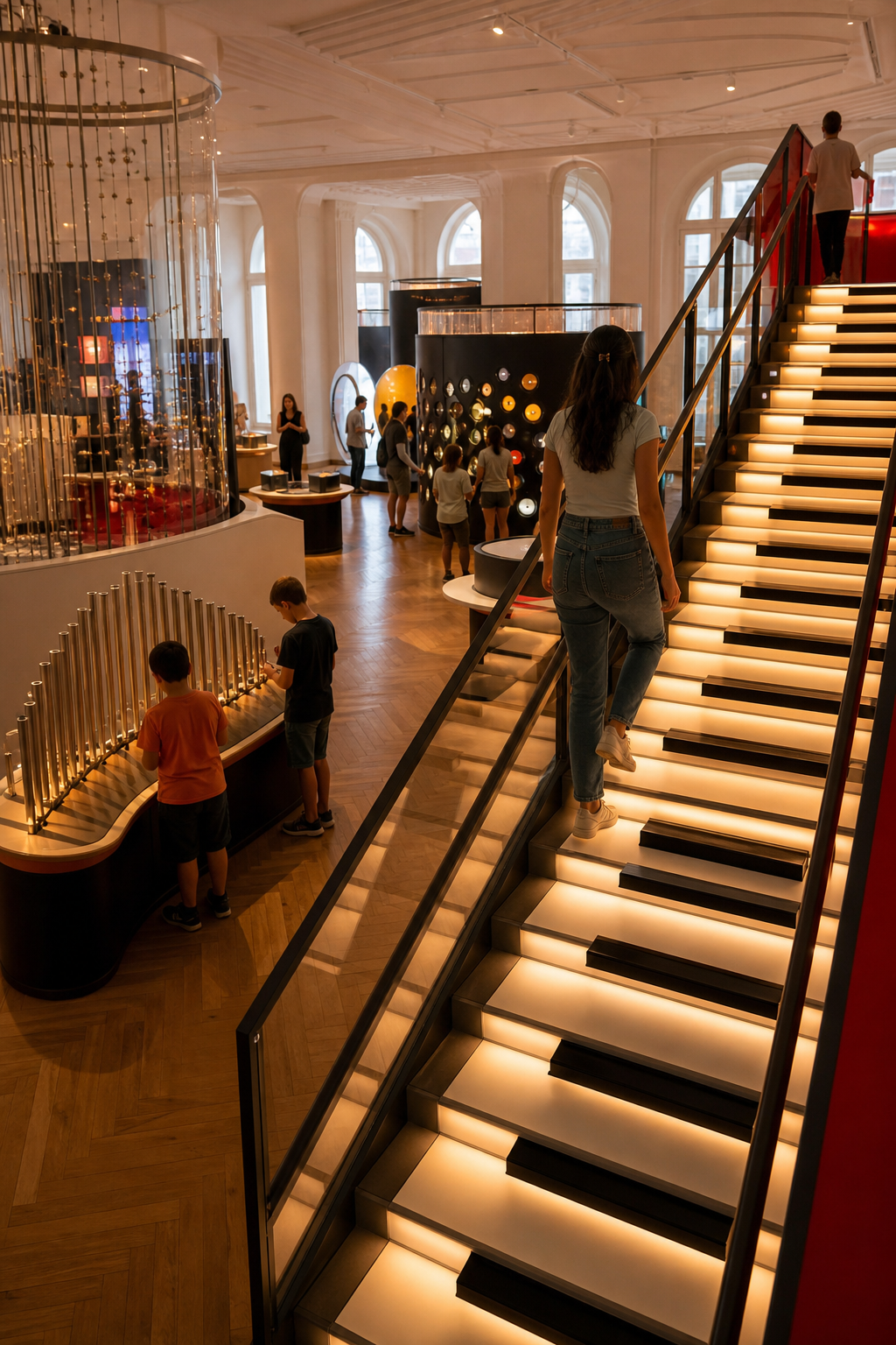 interactive sound playground interior Vienna.