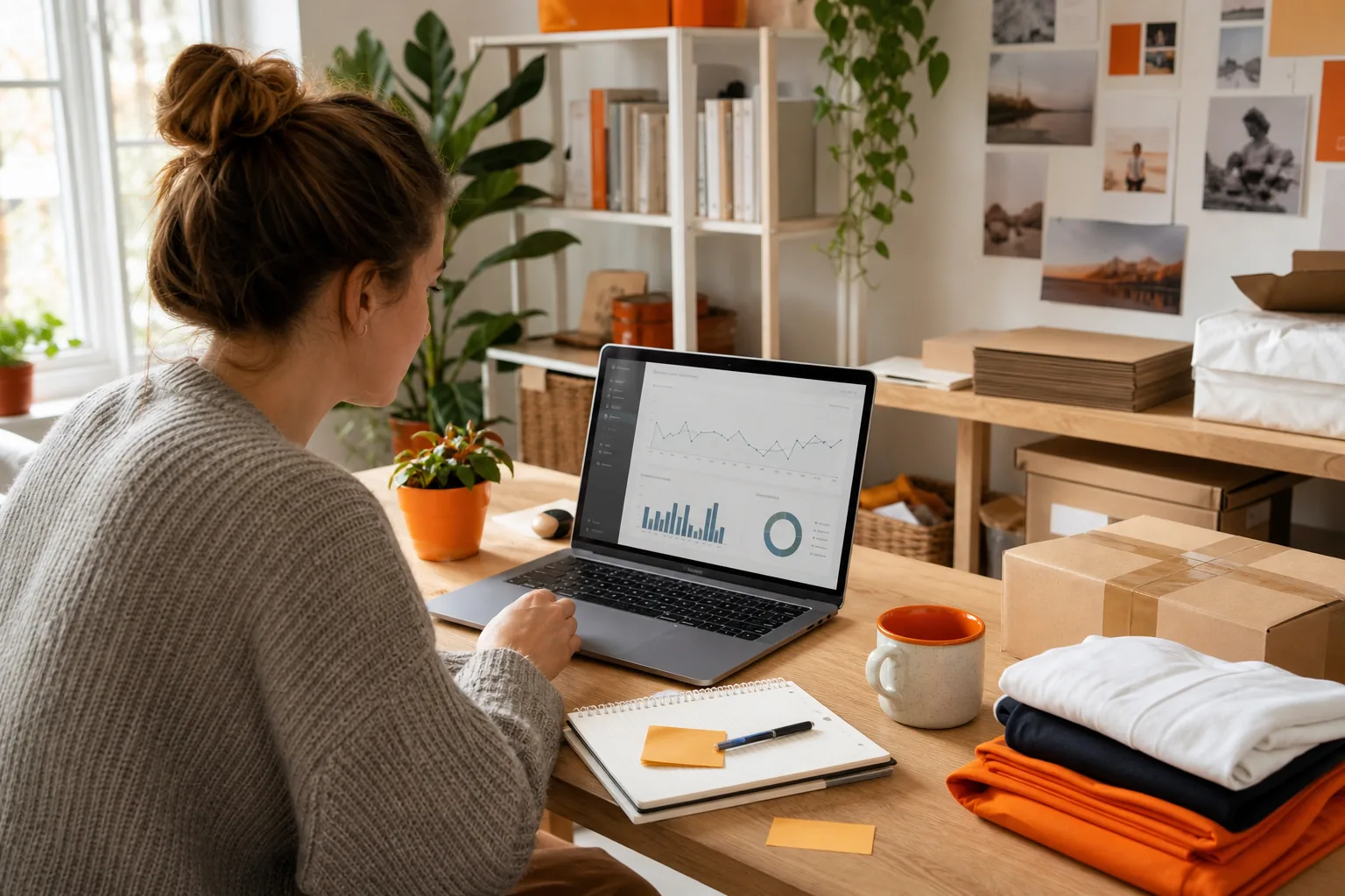 Author testing Shopify merch store sales and fulfilment workflow