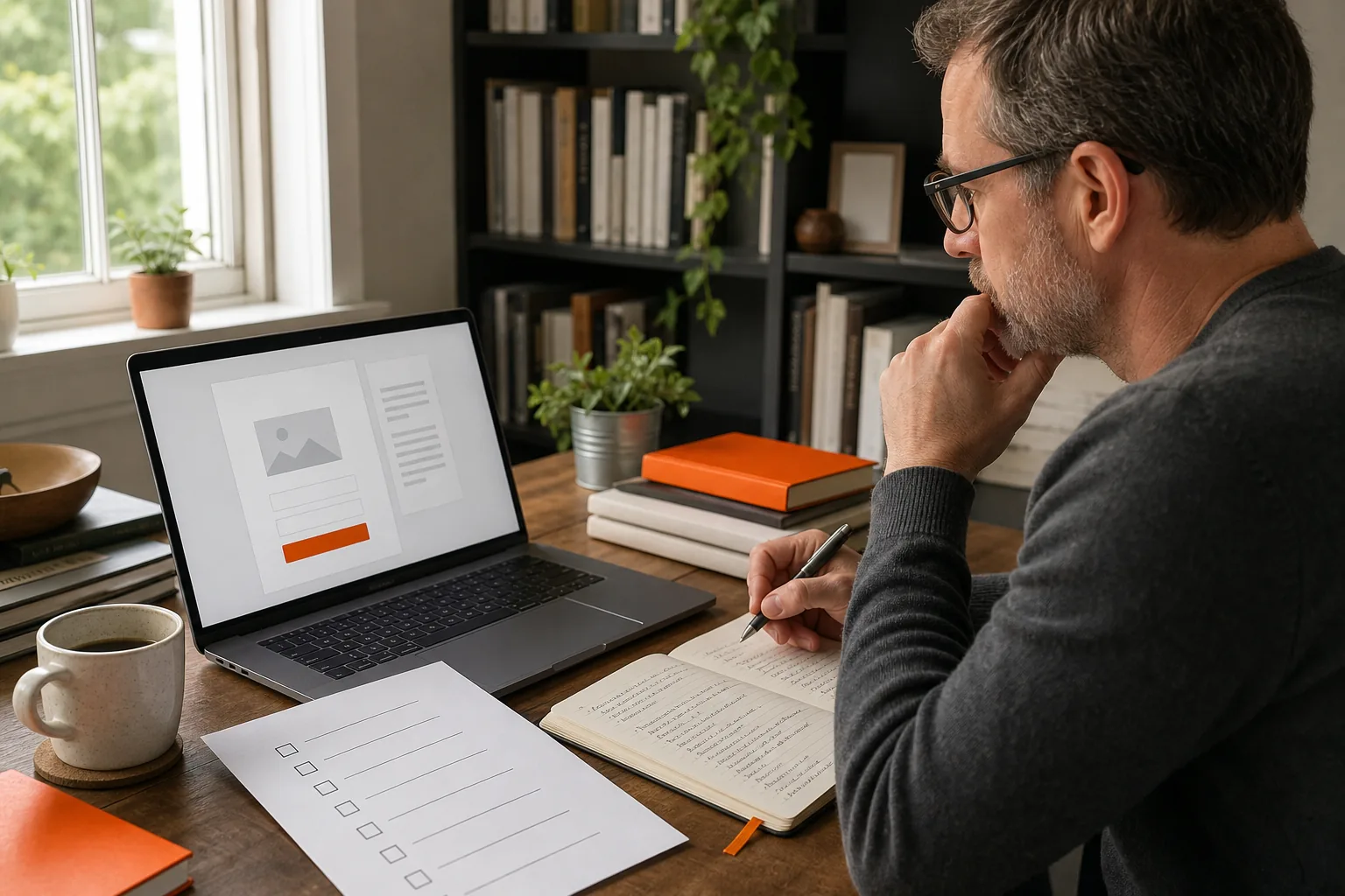 Non-fiction author planning an email list building service and reader magnet