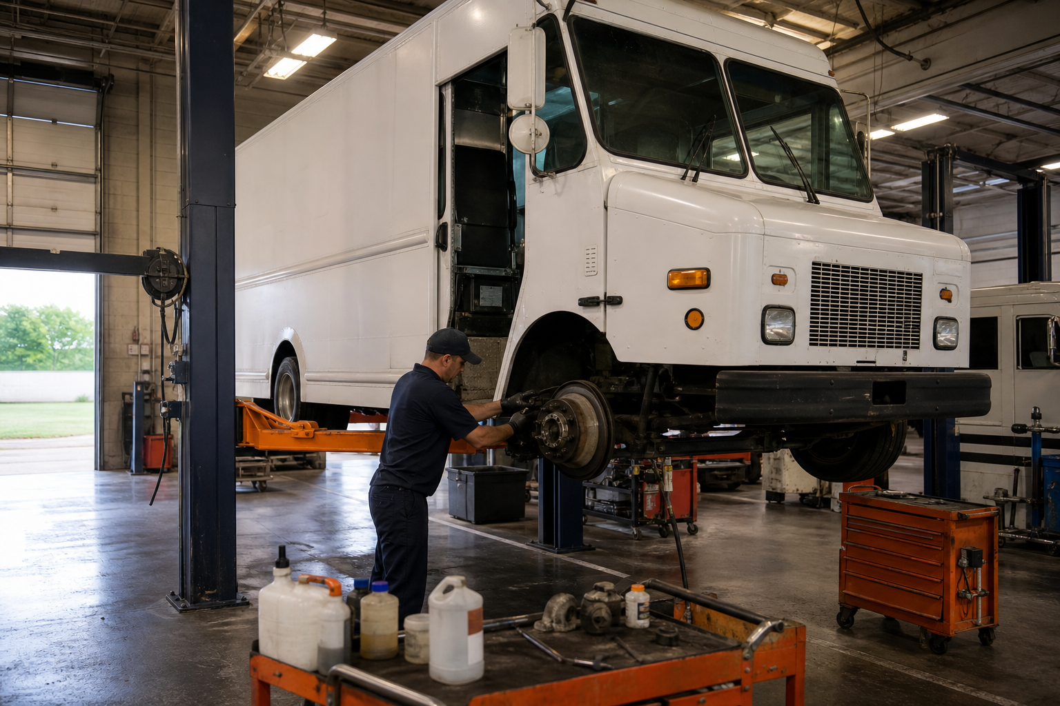 Preventive maintenance for FedEx linehaul truck