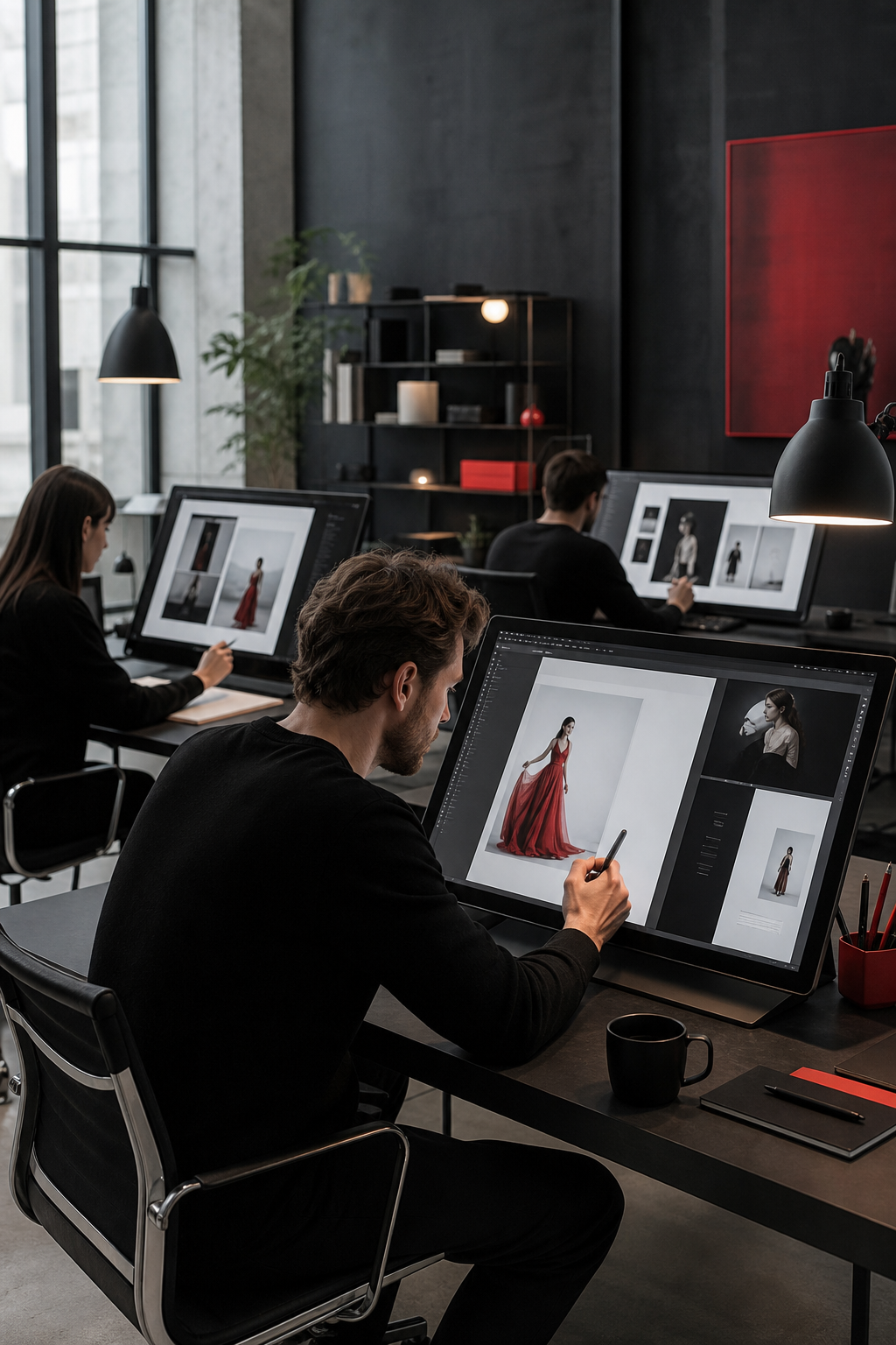 luxury boutique agency design workspace