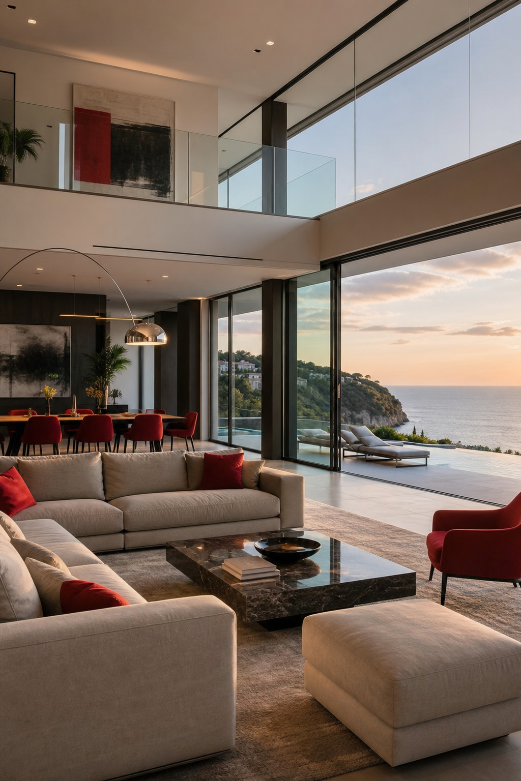 luxury villa interior for AI SEO guide