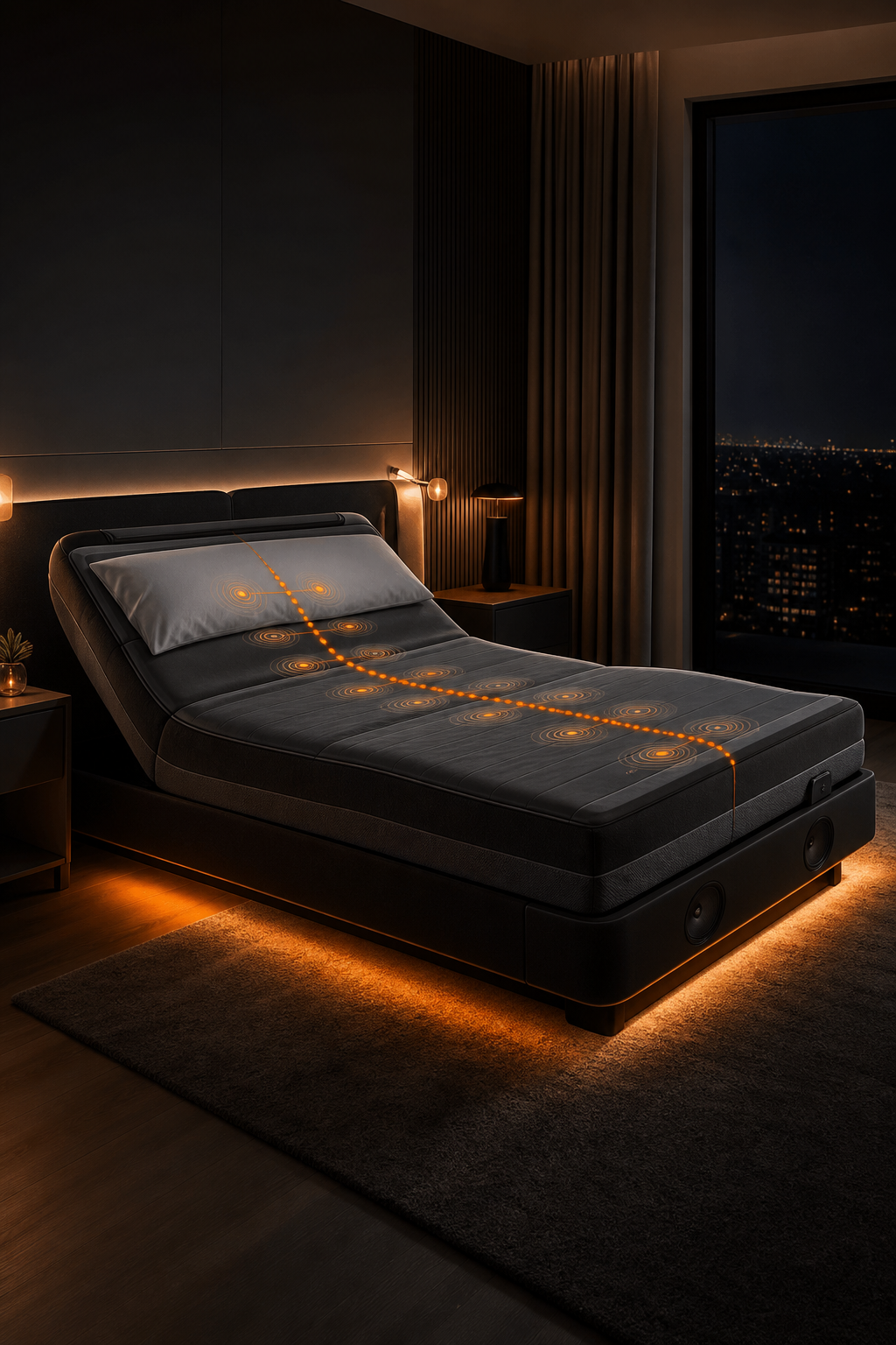 Bedgear Flex LSX head‑to‑toe massage bed