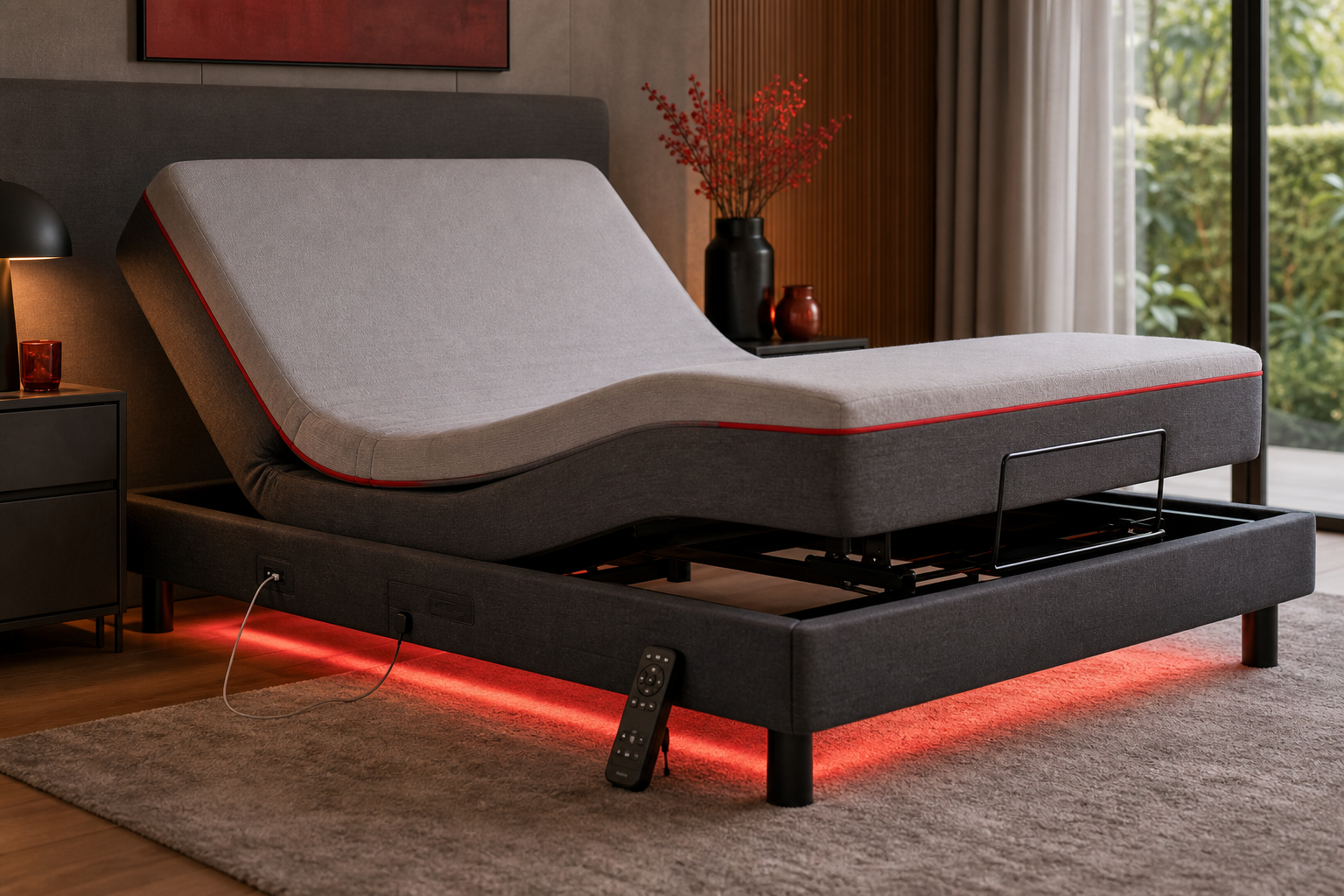 Nectar Premier adjustable base comfort features