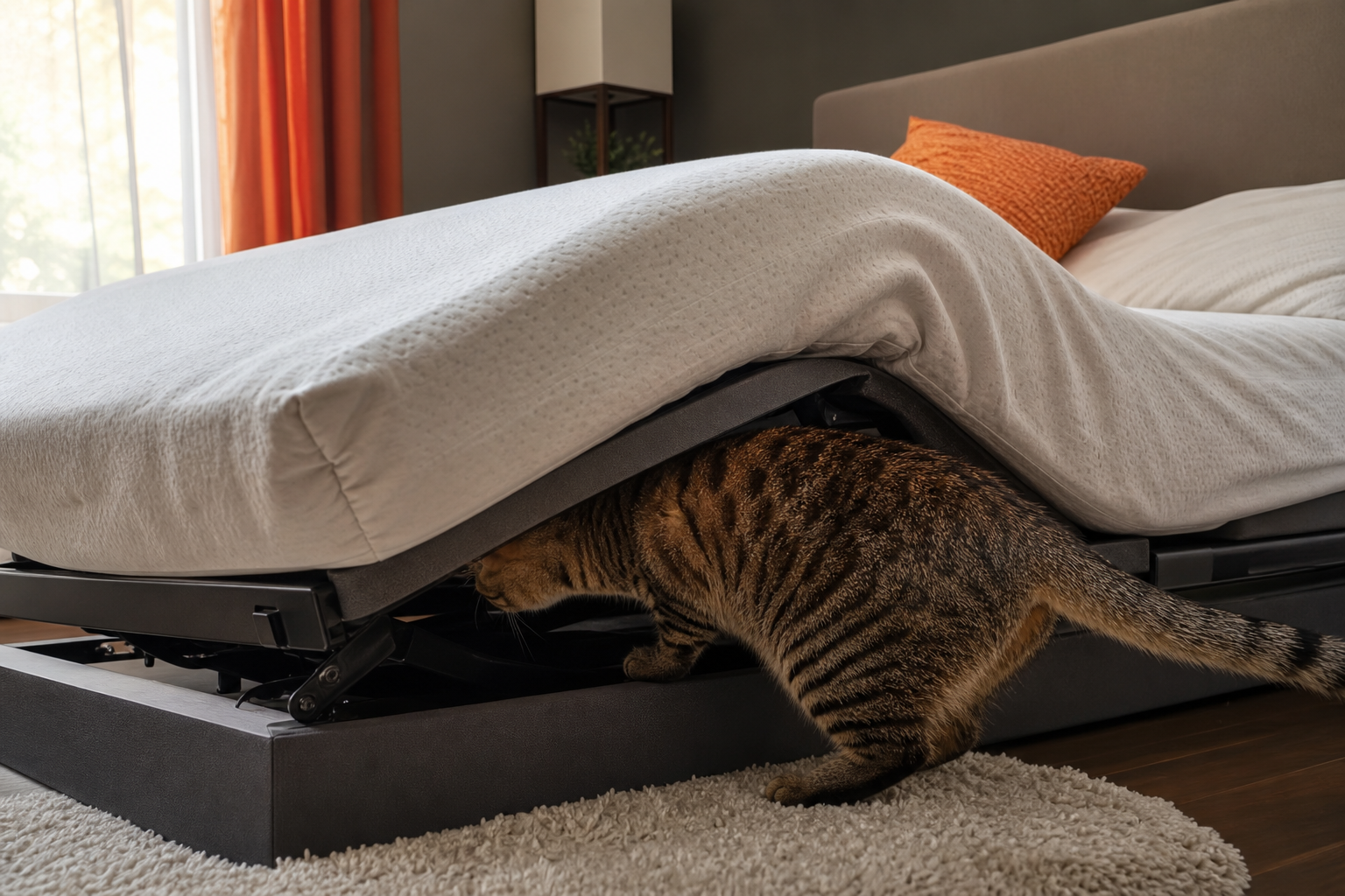 are adjustable beds safe for cats potential risks for cats using adjustable beds