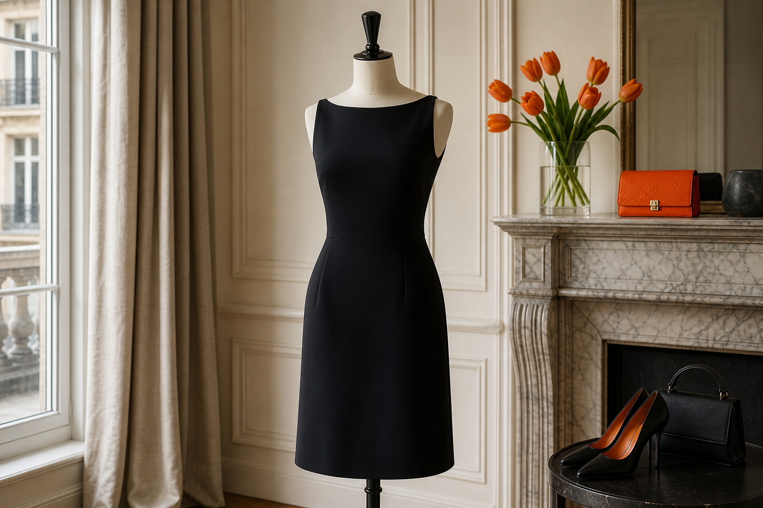 Prada minimalist cocktail dress