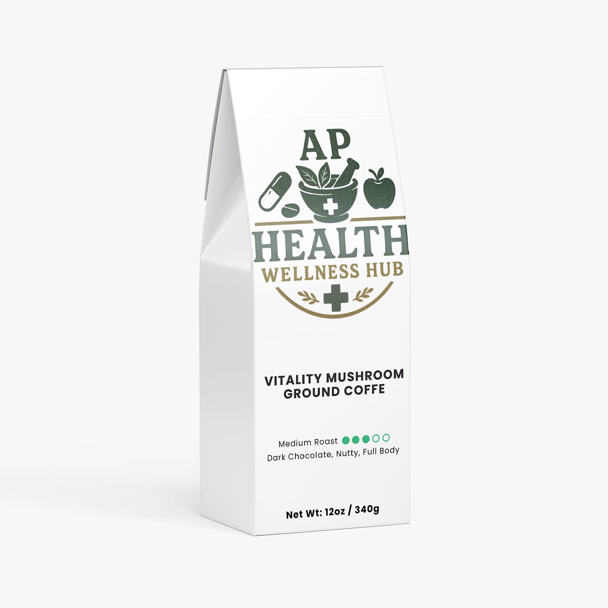 mushroom coffee vs regular coffee comparison with functional mushroom ingredients.