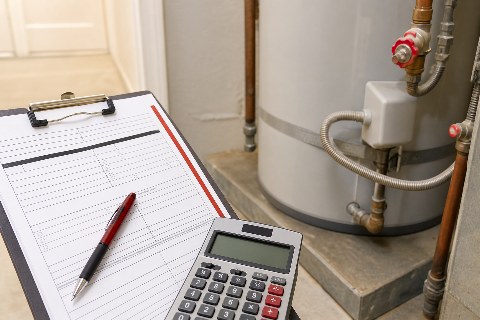Irvine water heater replacement permit