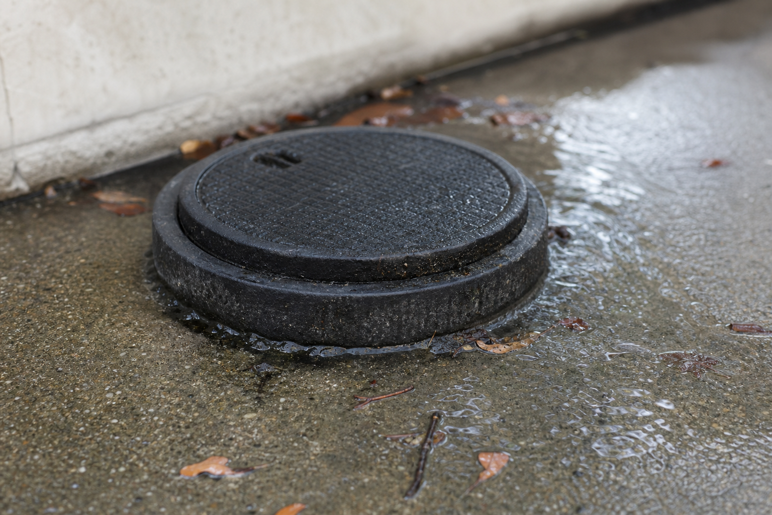 sewer line backup signs