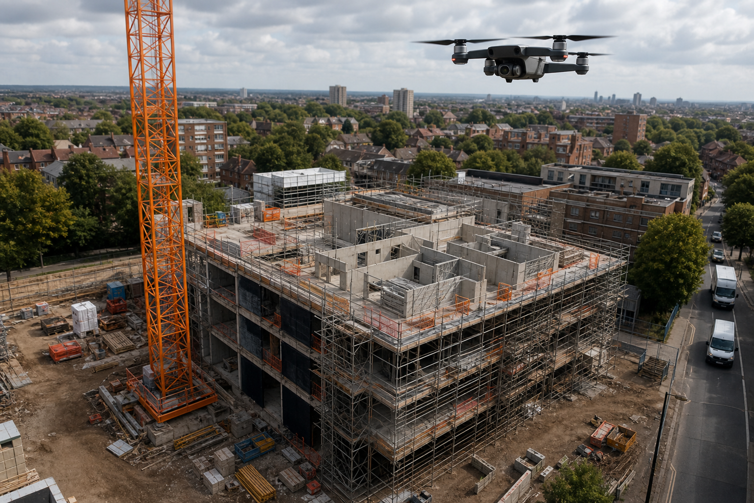 3D building survey planning data collection