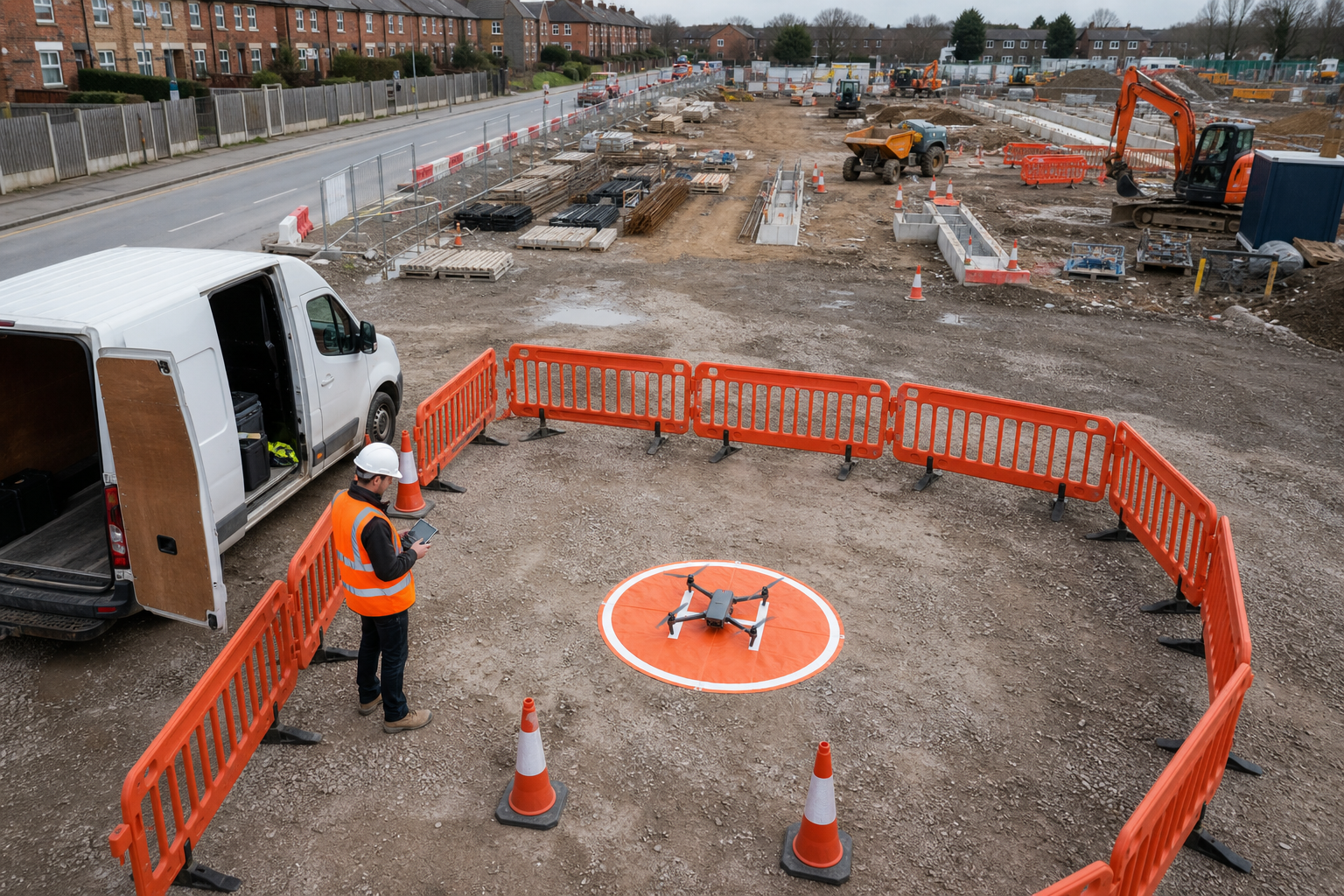 drone survey site preparation safety plan