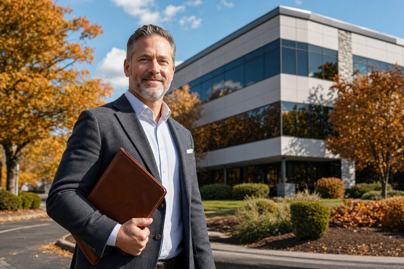 commercial property owner reviewing final valuation and sale strategy