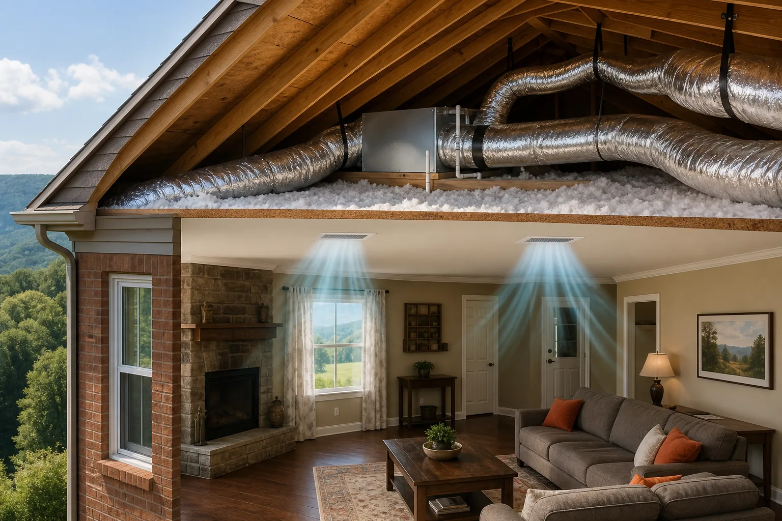 Cooling a house in East Tennessee