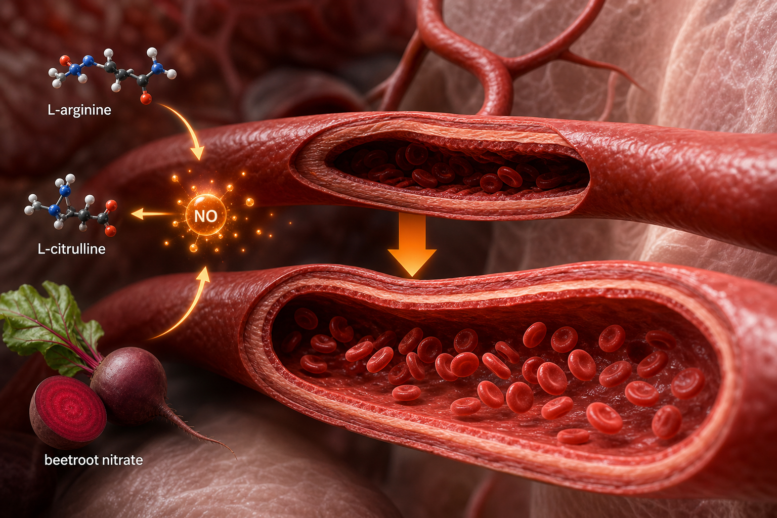 How NO‑boosting ingredients improve penile blood flow