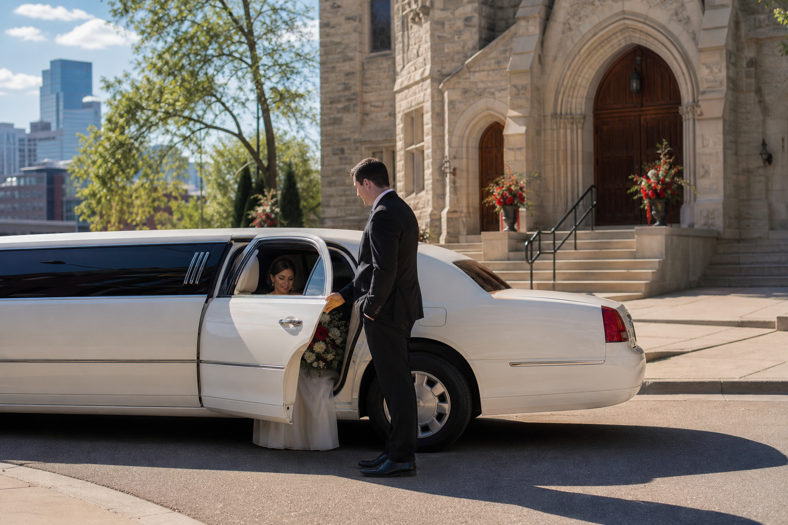 special event chauffeur service Minneapolis luxury limousine.