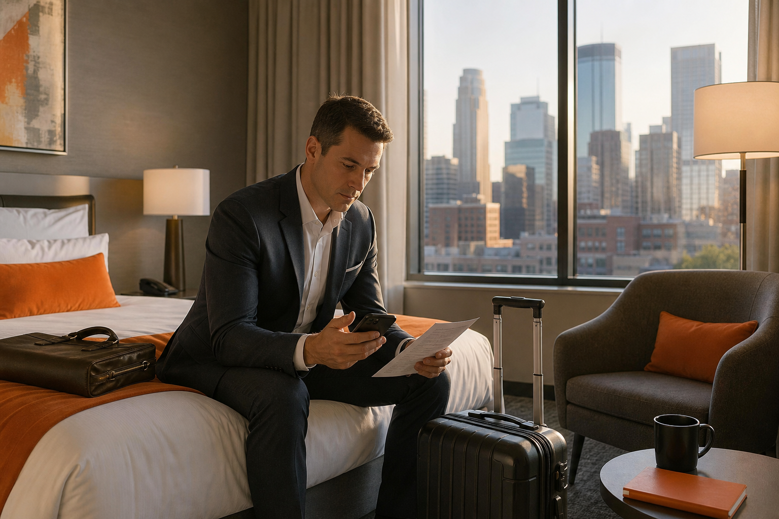 traveler planning limo airport transfer details