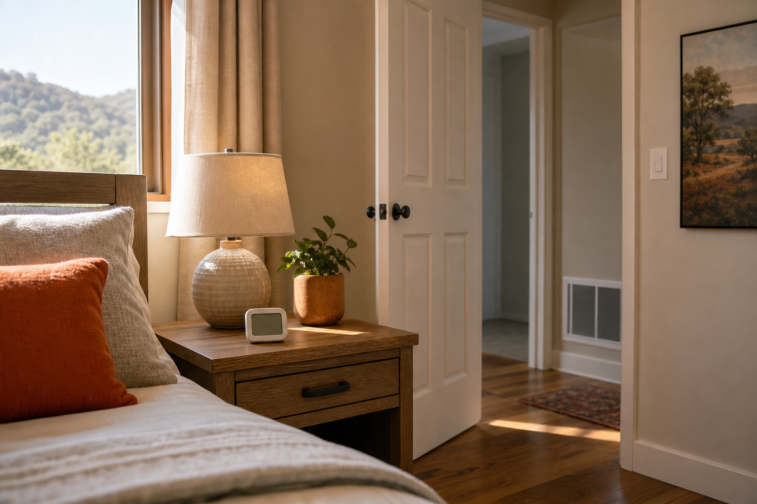 measuring bedroom humidity to control dust mites
