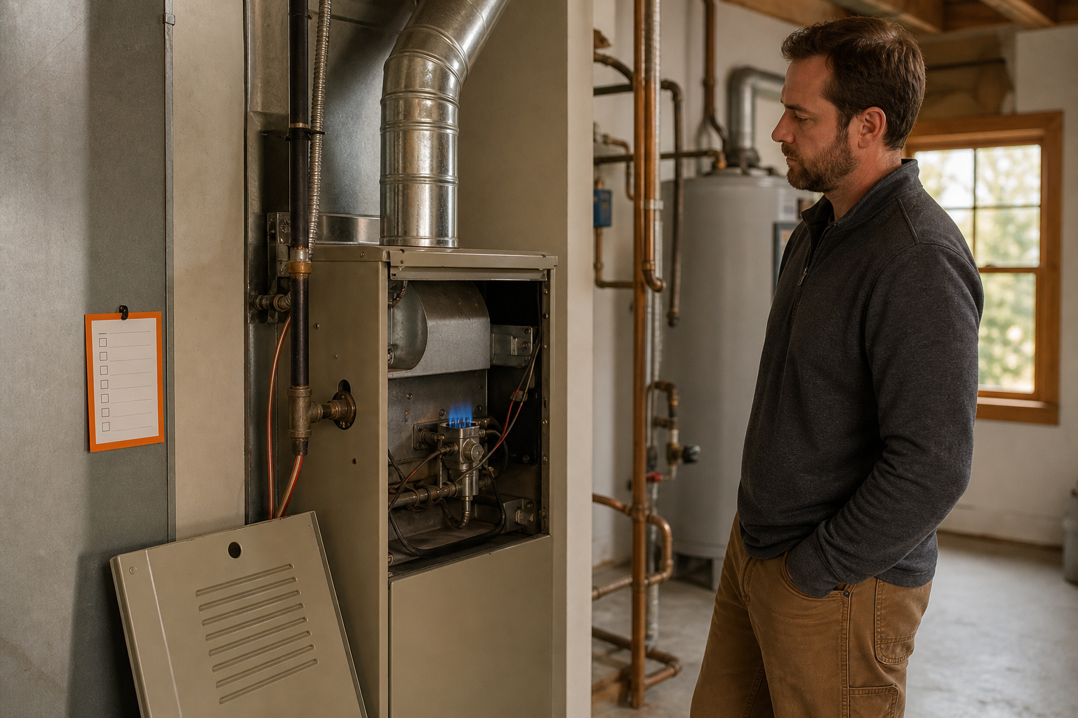 standing pilot furnace ignition system inspection