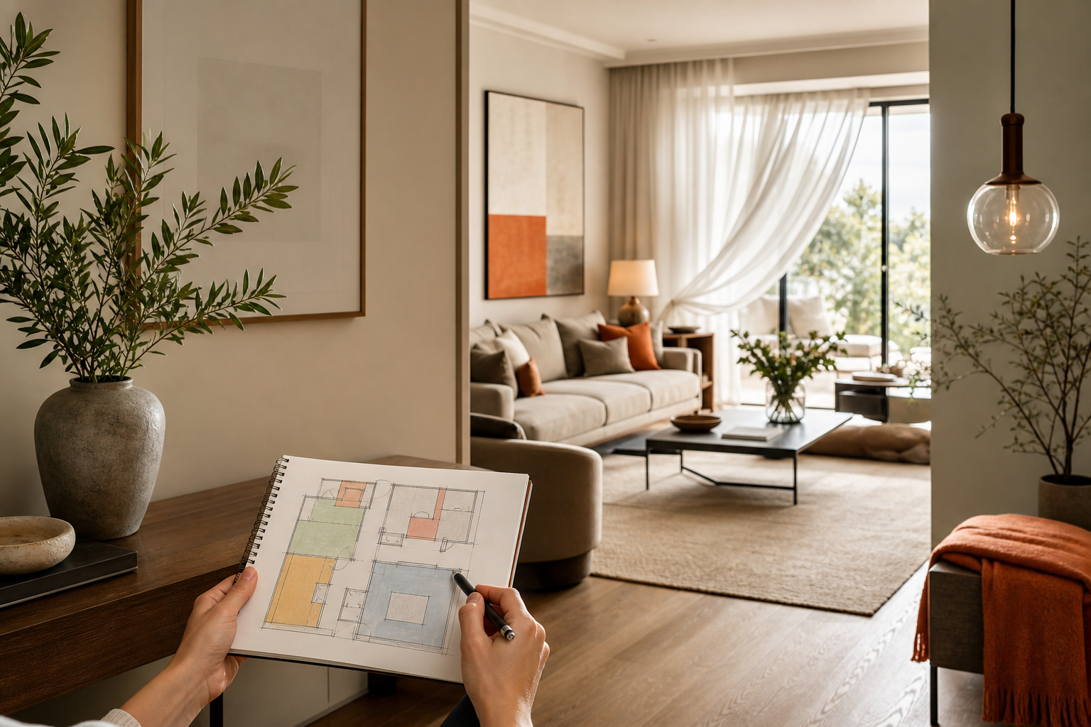 matching a home fragrance scent to room size and lifestyle.