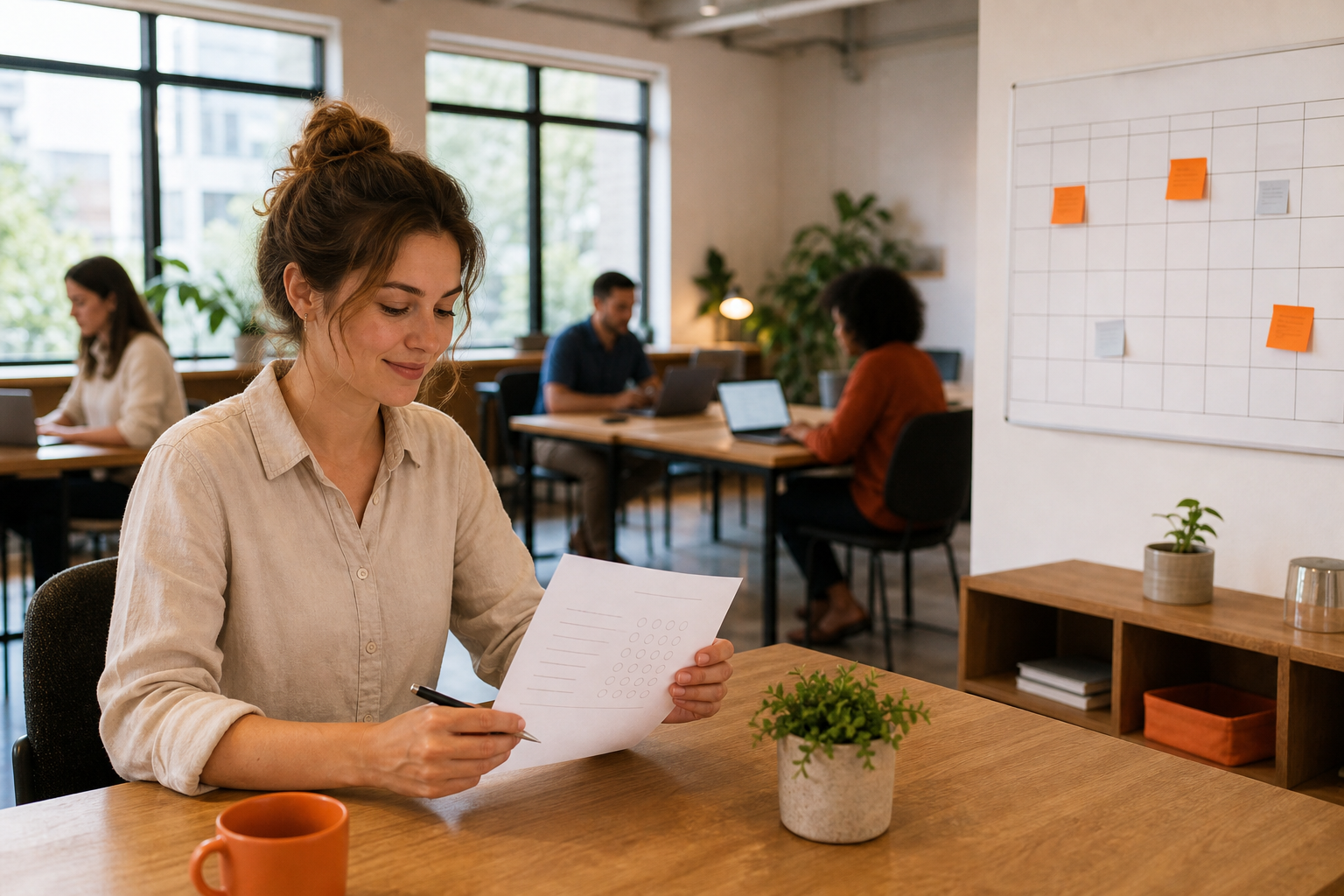 coworking scent testing and member feedback process