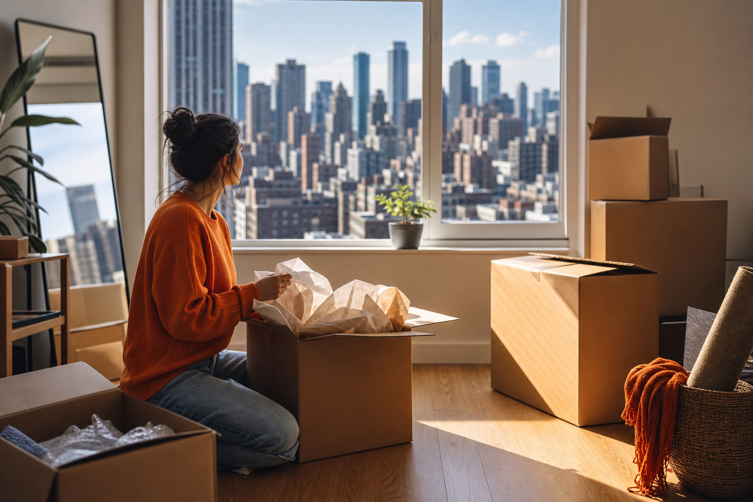 renter packing before lease buyout