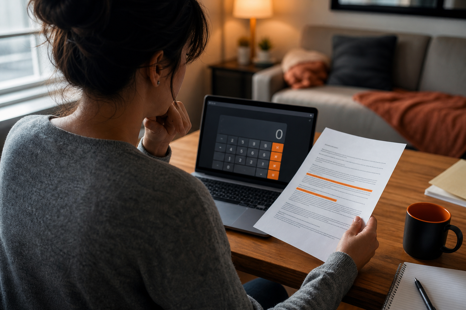 reviewing a rent increase notice before signing lease