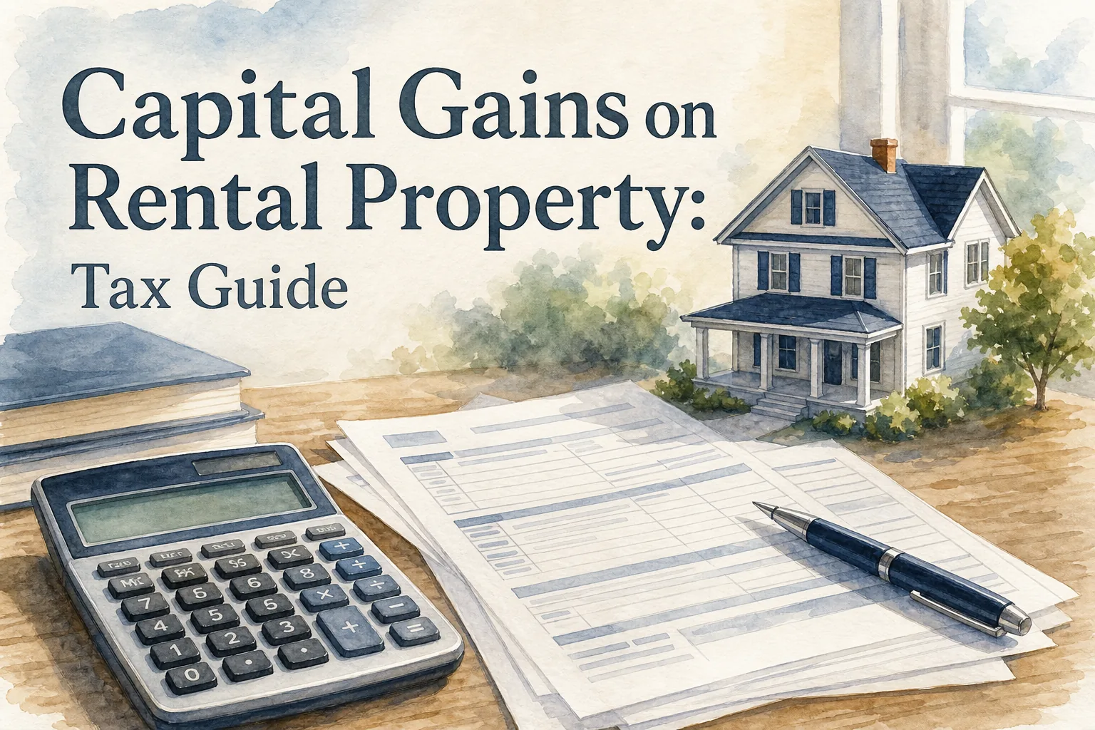 capital gains on rental property calculation guide