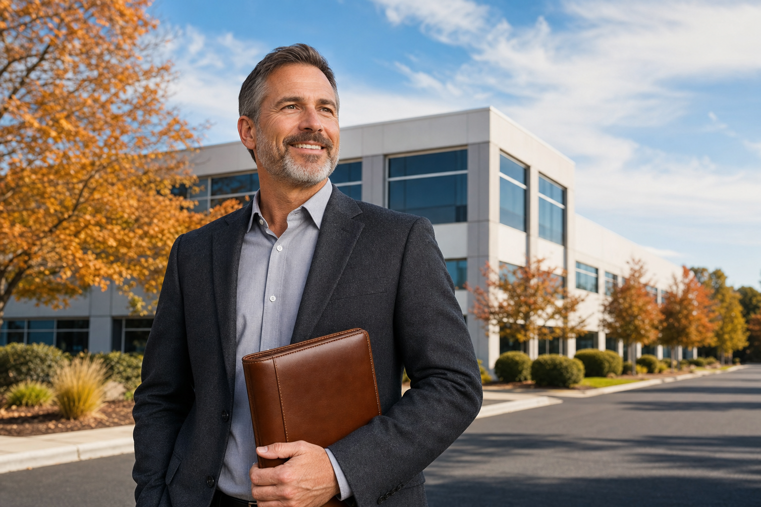 Commercial property owner comparing lighting HVAC and window efficiency upgrades in Massachusetts.